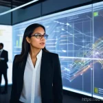 Home 9 행정관리사로서 프로젝트 관리 - **Prompt:** "A diverse group of project managers, dressed in smart business casual attire, are in a ...