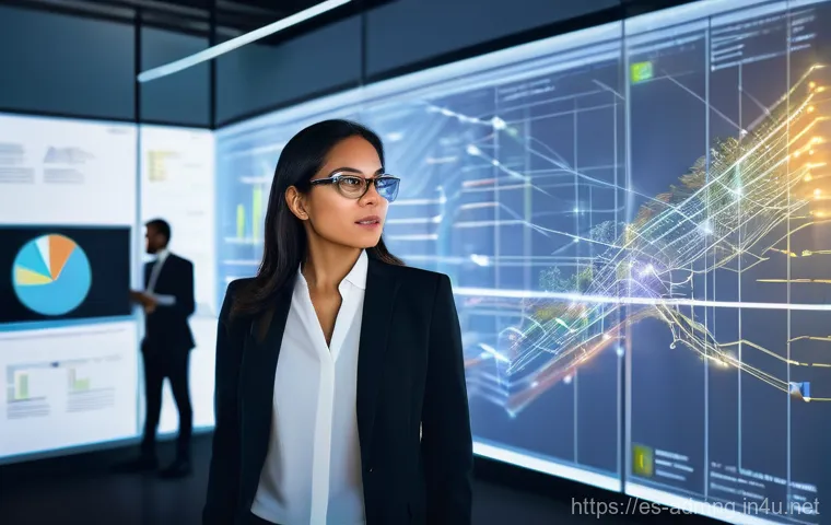 행정관리사로서 프로젝트 관리 - **Prompt:** "A diverse group of project managers, dressed in smart business casual attire, are in a ...